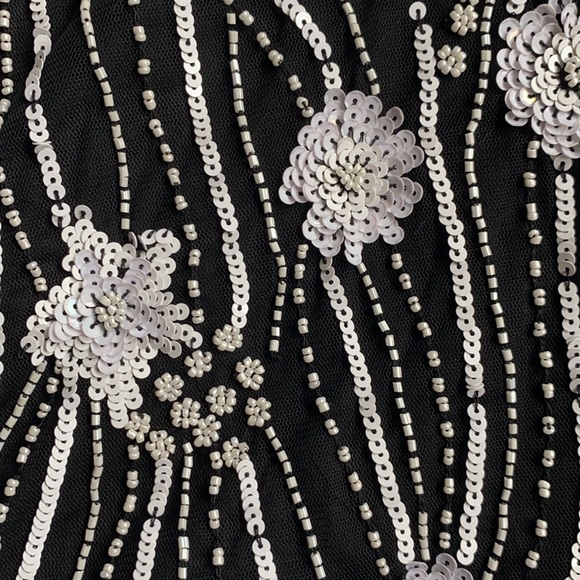 Adrianna Papell beaded cocktail dress size 12 - Picture 4 of 8